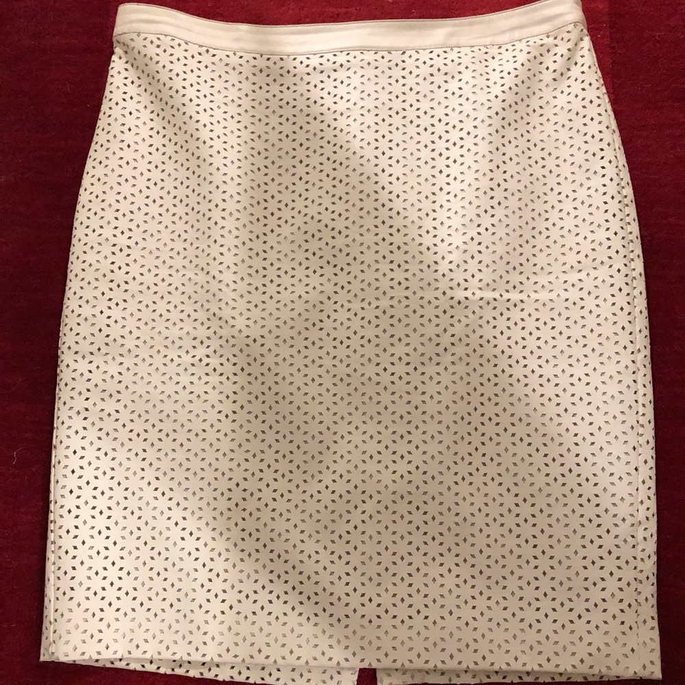 Ann Taylor white skirt